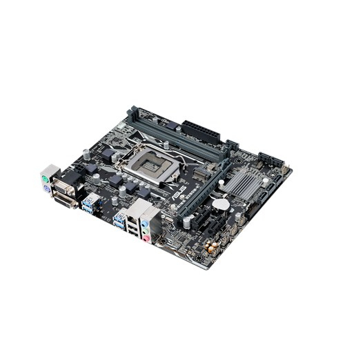 Placa base gaming- ASUS PRIME B250M-K, ATX LGA-1151, iluminación LED, DDR4 4000 MHz, dos M.2, SATA 6 Gbps