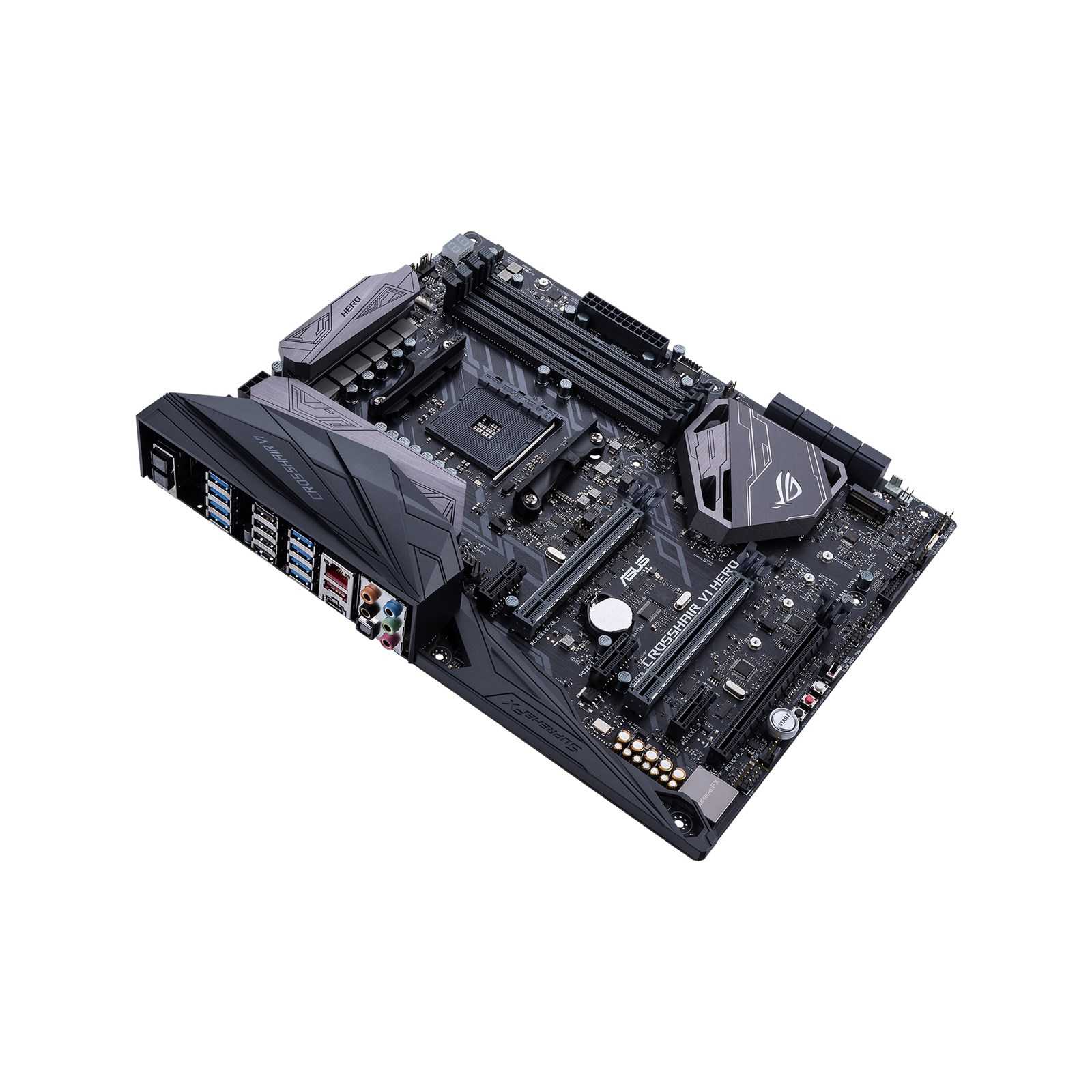 Placa base - ASUS CROSSHAIR VI HERO AMD X370 Socket AM4 ATX, DDR4, 128 MB