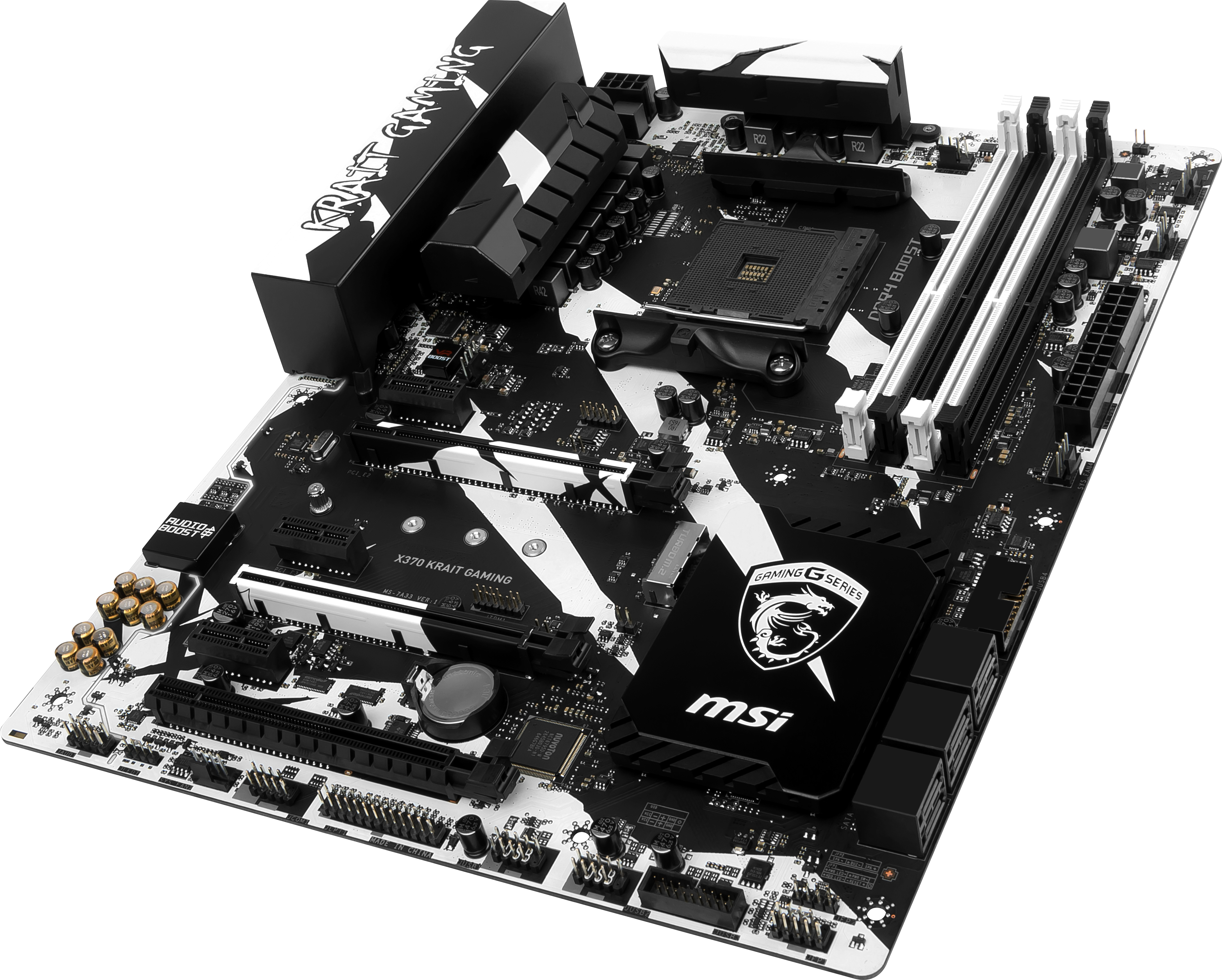 MSI Msı X370 Kraıt Gamıng Am4 Ddr4-3200+(Oc) M.2 Usb3.1 Atx