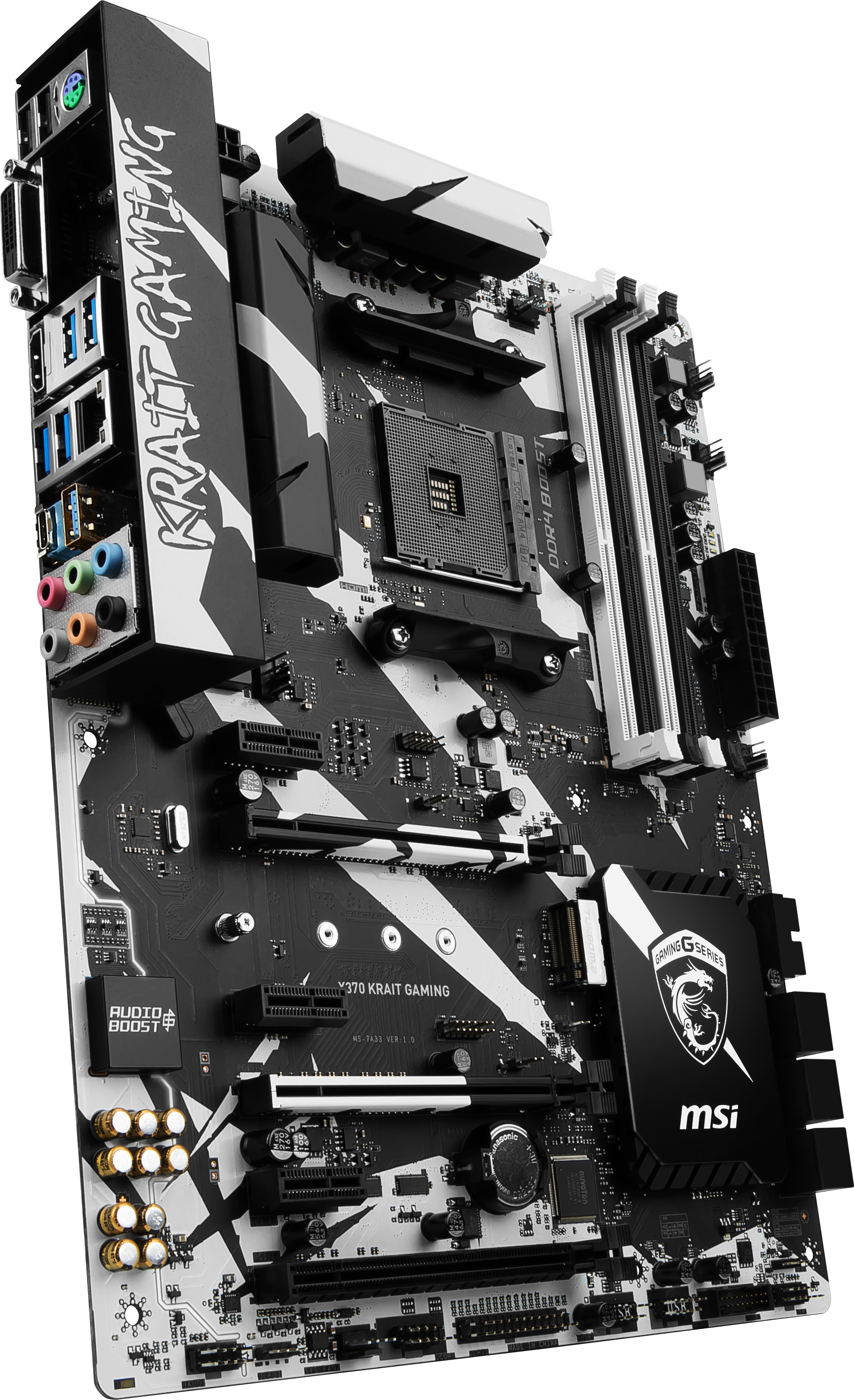 MSI Msı X370 Kraıt Gamıng Am4 Ddr4-3200+(Oc) M.2 Usb3.1 Atx
