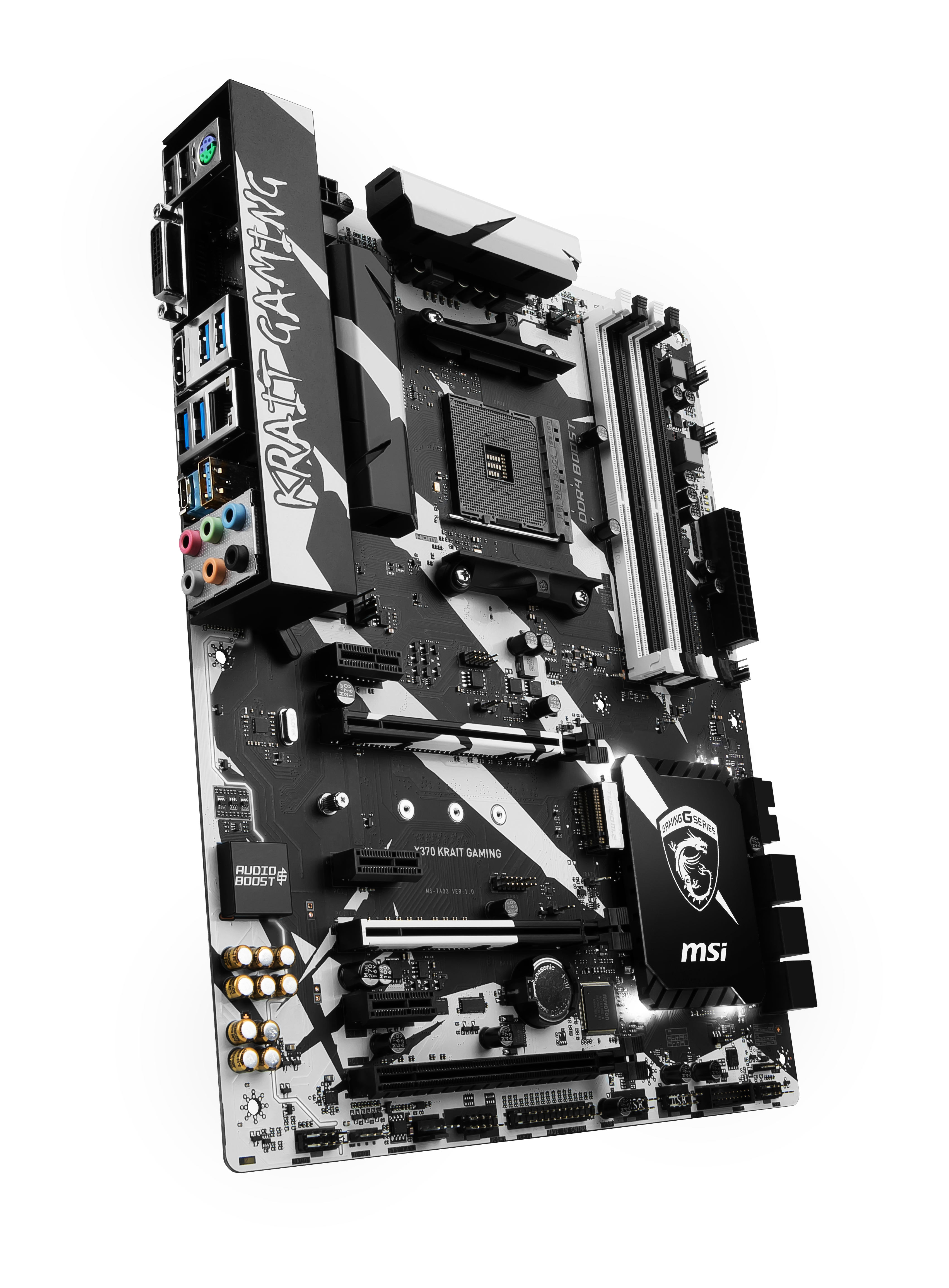 MSI Msı X370 Kraıt Gamıng Am4 Ddr4-3200+(Oc) M.2 Usb3.1 Atx