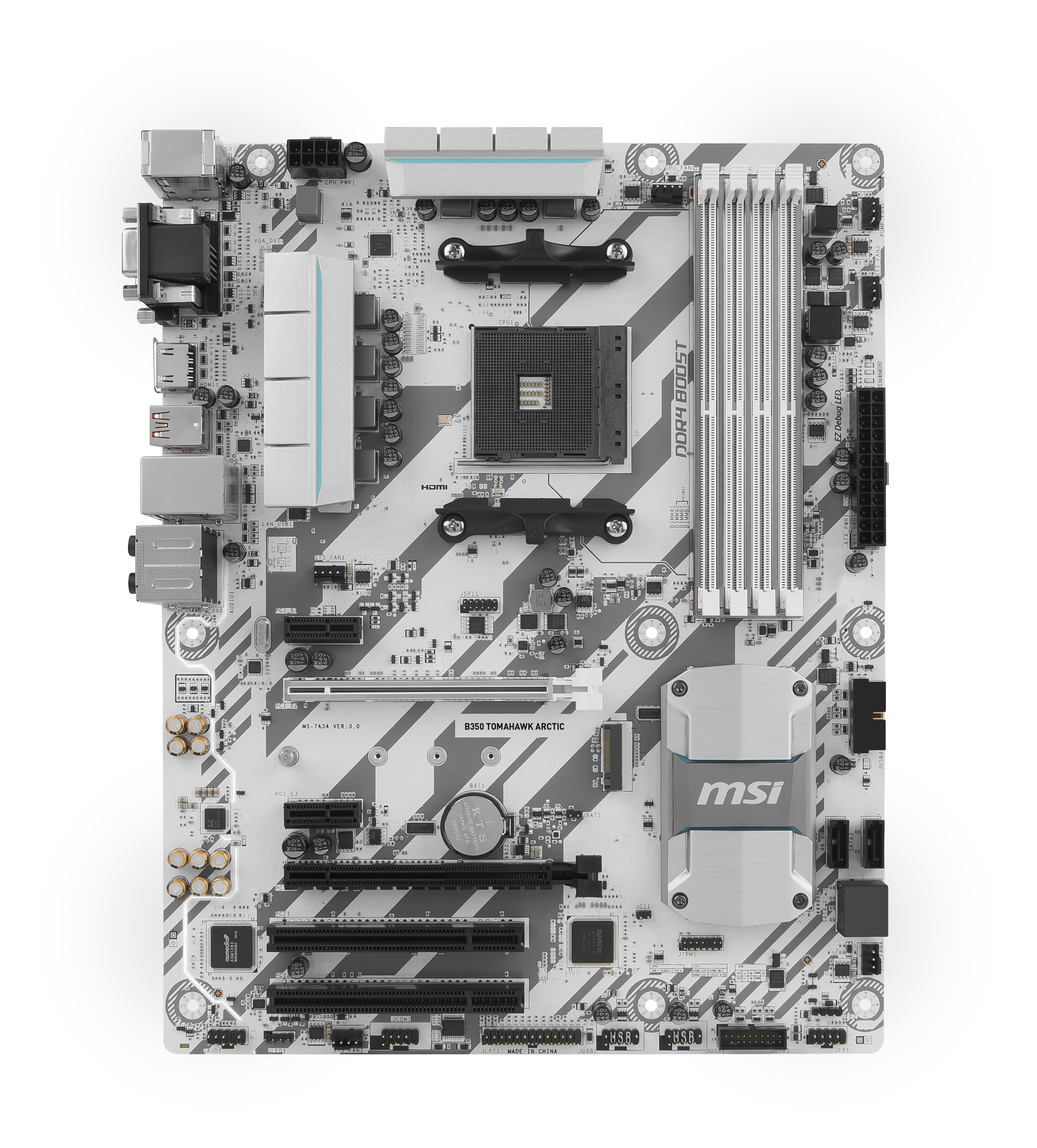MSI B350 TOMAHAWK ARCTIC