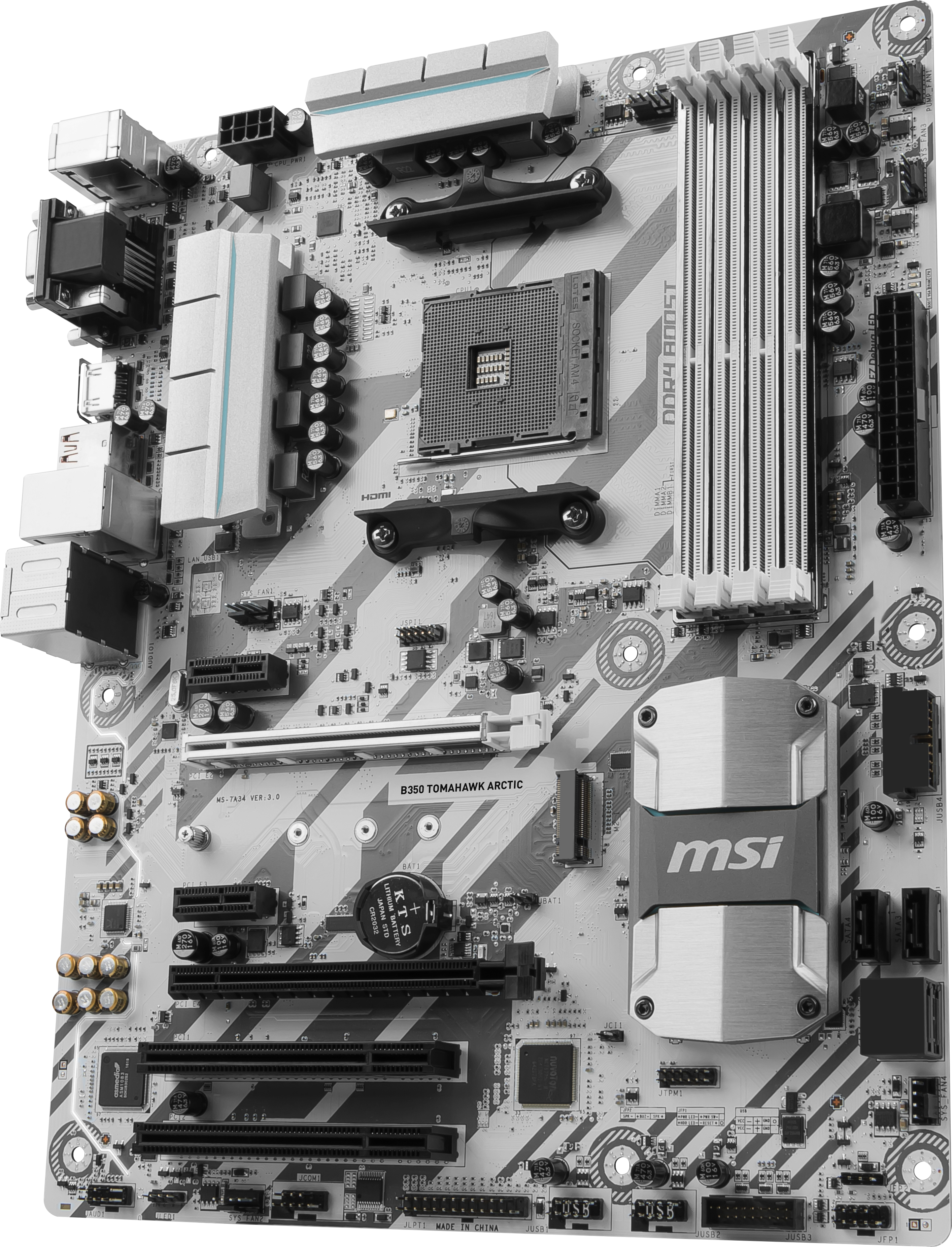 MSI B350 TOMAHAWK ARCTIC