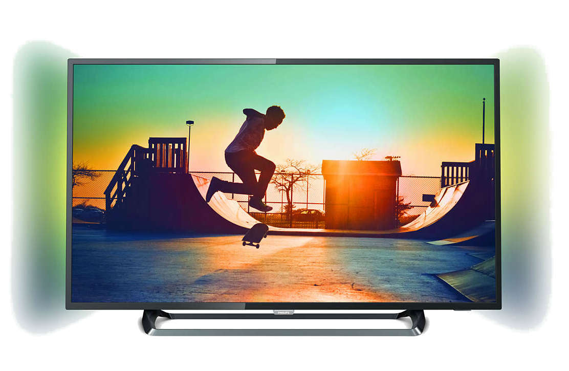 TV LED 43" - Philips 43PUS6262/12, Ultra HD 4K, HDR Plus, Ambilight 2 Lados