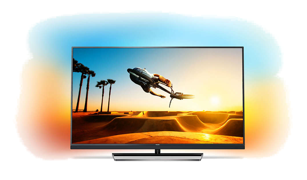 TV LED 49" - Philips 49PUS7502/12, Ultra HD 4K, HDR Premium, Android TV 6.0, Ambilight