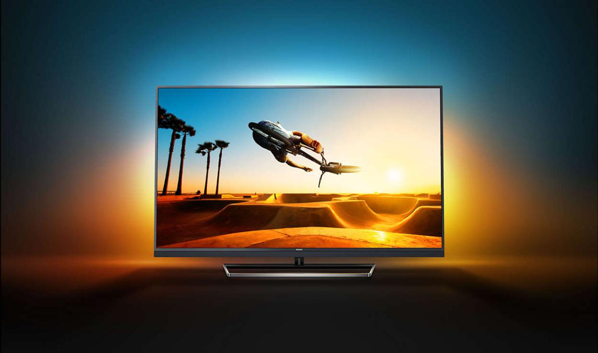 TV LED 49" - Philips 49PUS7502/12, Ultra HD 4K, HDR Premium, Android TV 6.0, Ambilight