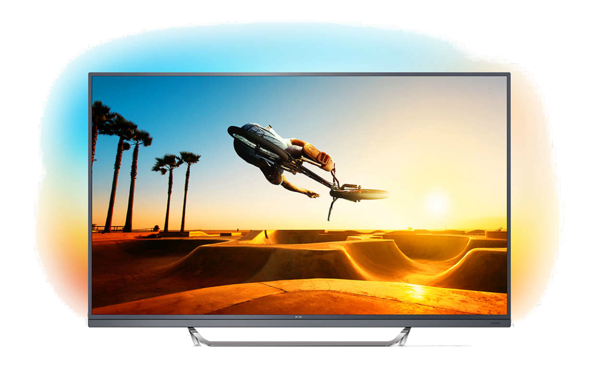 TV LED 65" - Philips 65PUS7502/12, Ultra HD 4K, HDR Premium, Android TV 6.0, Ambilight