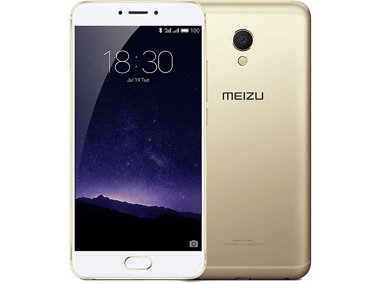 Móvil - Meizu MX6, Oro, 32 GB, 3 GB RAM, 5.5" HD, MediaTek Helio X20, 3060 mAh, Android