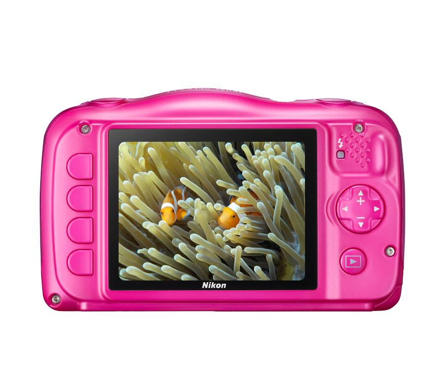 Cámara digital compacta - Nikon Coolpix W100, 13.2MP, Resistente al agua, Vídeos Full HD,