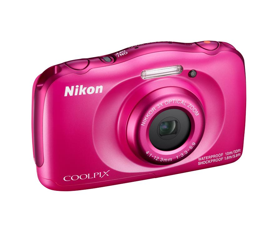 Cámara digital compacta - Nikon Coolpix W100, 13.2MP, Resistente al agua, Vídeos Full HD,