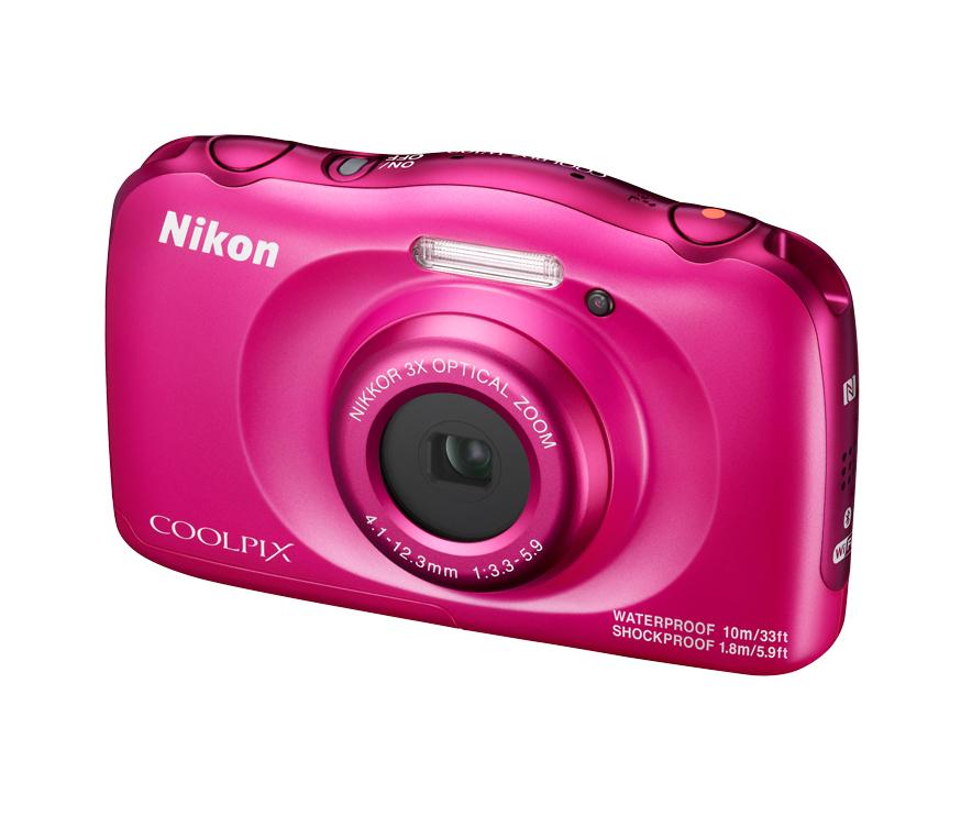 Cámara digital compacta - Nikon Coolpix W100, 13.2MP, Resistente al agua, Vídeos Full HD,