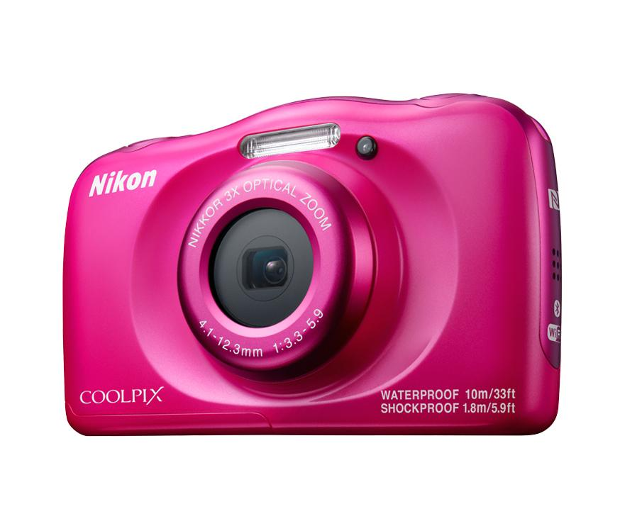 Cámara digital compacta - Nikon Coolpix W100, 13.2MP, Resistente al agua, Vídeos Full HD,