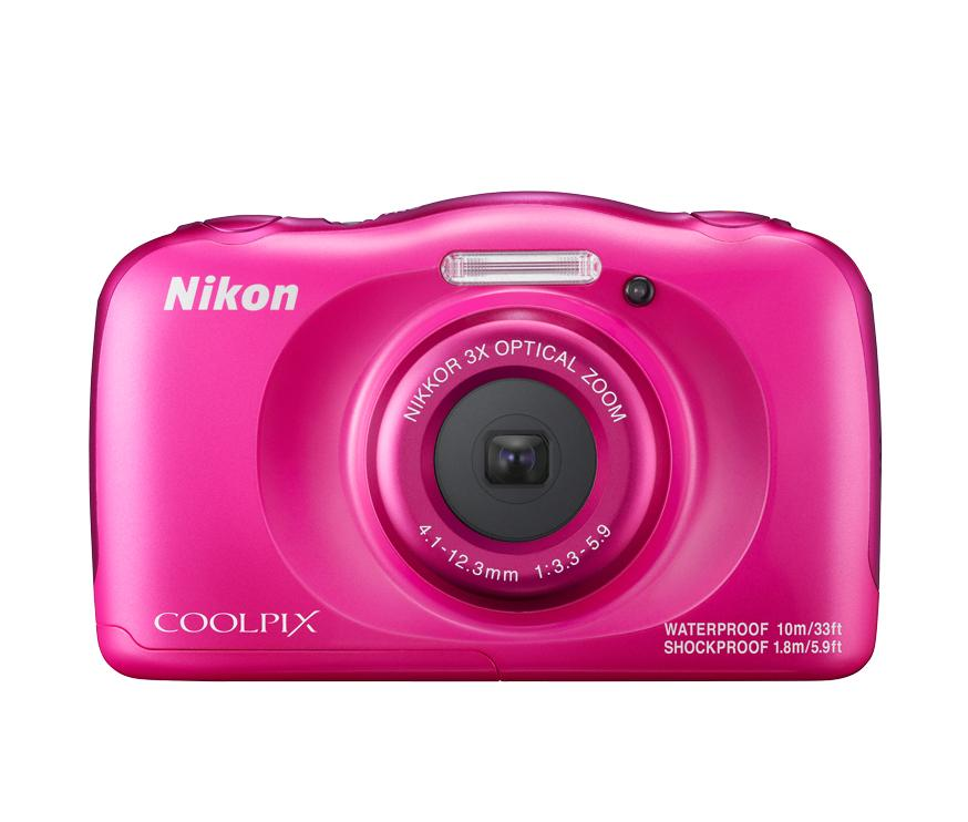 Cámara digital compacta - Nikon Coolpix W100, 13.2MP, Resistente al agua, Vídeos Full HD,