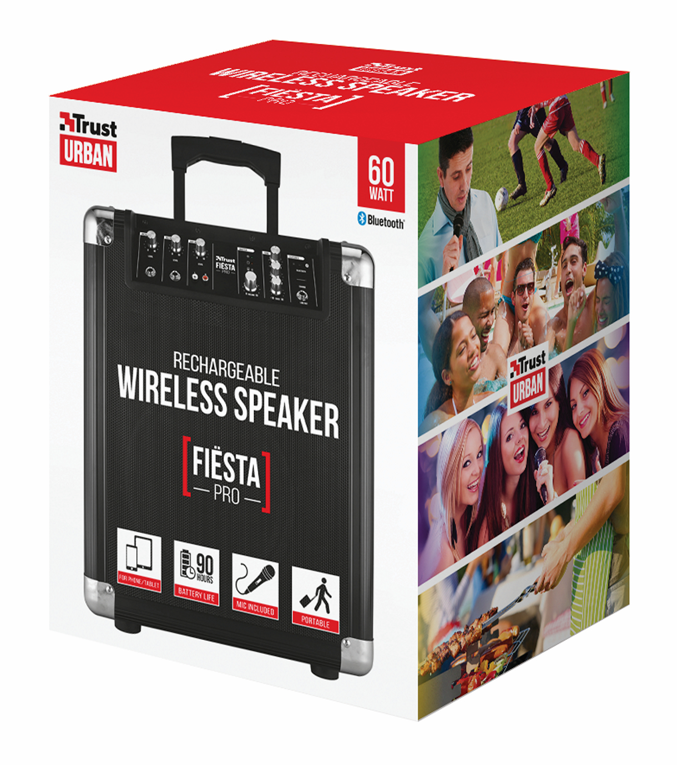 TRUST URBAN Urban 21216 Fiesta Pro Wıreless Speaker-Siyah