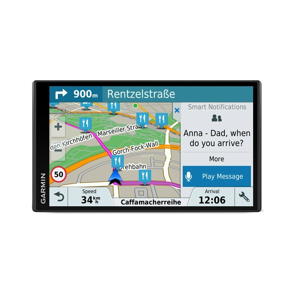 Garmin Drivesmart 61 full lmts navegador gps con mapas de por vida y pantalla 6pulgadas europa completo reacondicionado sin bordes 6.95 fijo tft 1