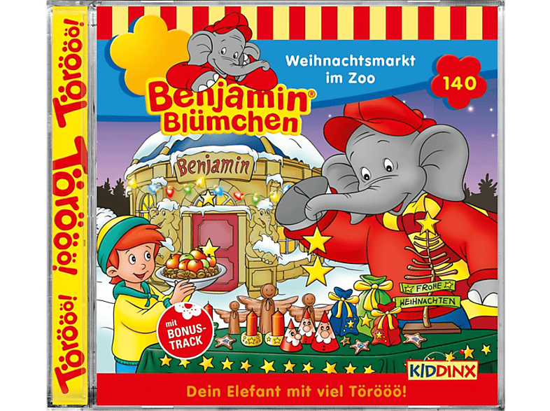 Benjamin Blümchen - Folge 140: Weihnachtsmarkt im Zoo - (CD)
