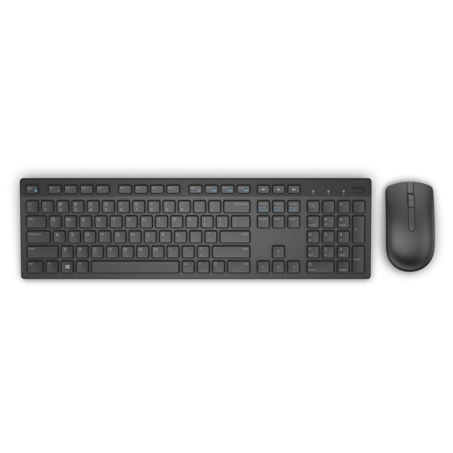 Teclado y ratón inalámbricos - DELL KM636 RF inalámbrico QWERTY Español Negro teclado