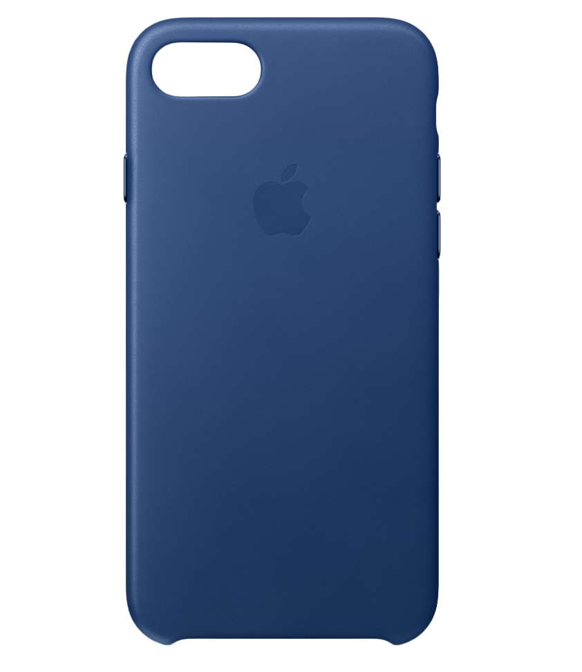 Funda - Apple MPT92ZM/A 4.7", para iPhone 7, Piel, Zafiro