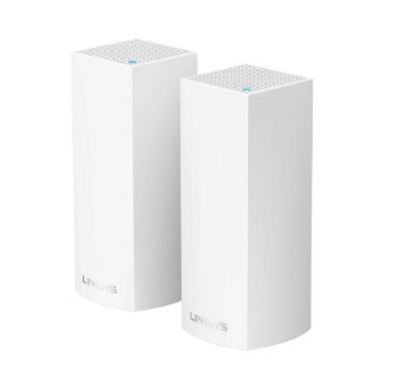 Amplificador WiFi - Linksys WHW0302 Velop, 867Mbit/s, 2 nodos, triple banda, punto de acceso WLAN,