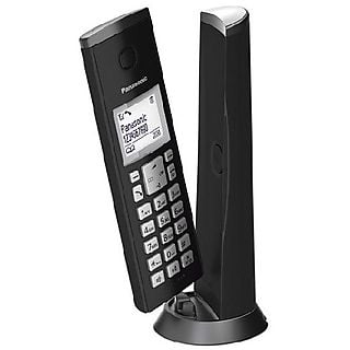 Teléfono - Panasonic KX-TGK210SPB, Inalámbrico, Identificador Llamadas, Manos Libres, Bloqueo Llamada, Negro