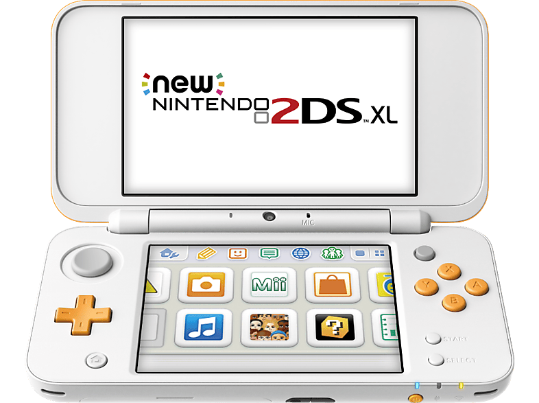 New Nintendo 2ds xl naranja consola blanconaranja 2dsxl 4.8 260gr