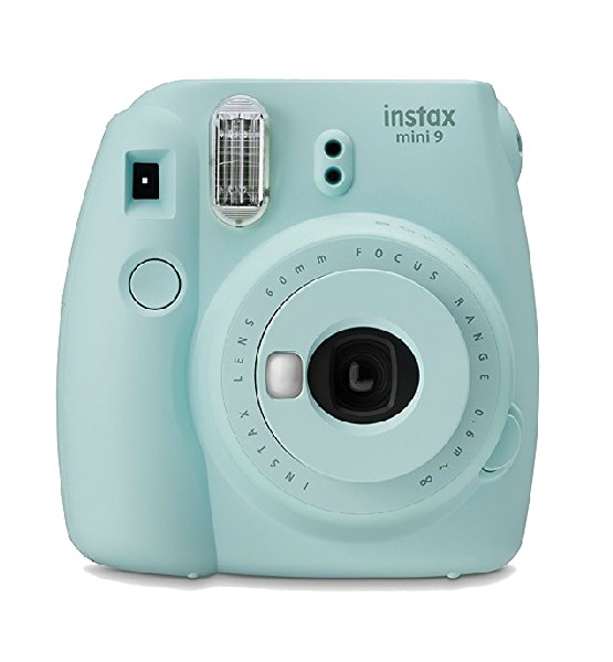 Cámara instantánea - Fujifilm Instax Mini 9, Fotografías de 62×46 mm, Azul hielo