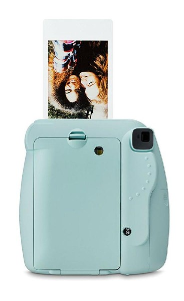 Cámara instantánea - Fujifilm Instax Mini 9, Fotografías de 62×46 mm, Azul hielo