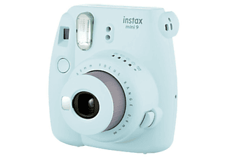 Cámara instantánea - Fujifilm Instax Mini 9, Fotografías de 62×46 mm, Azul hielo