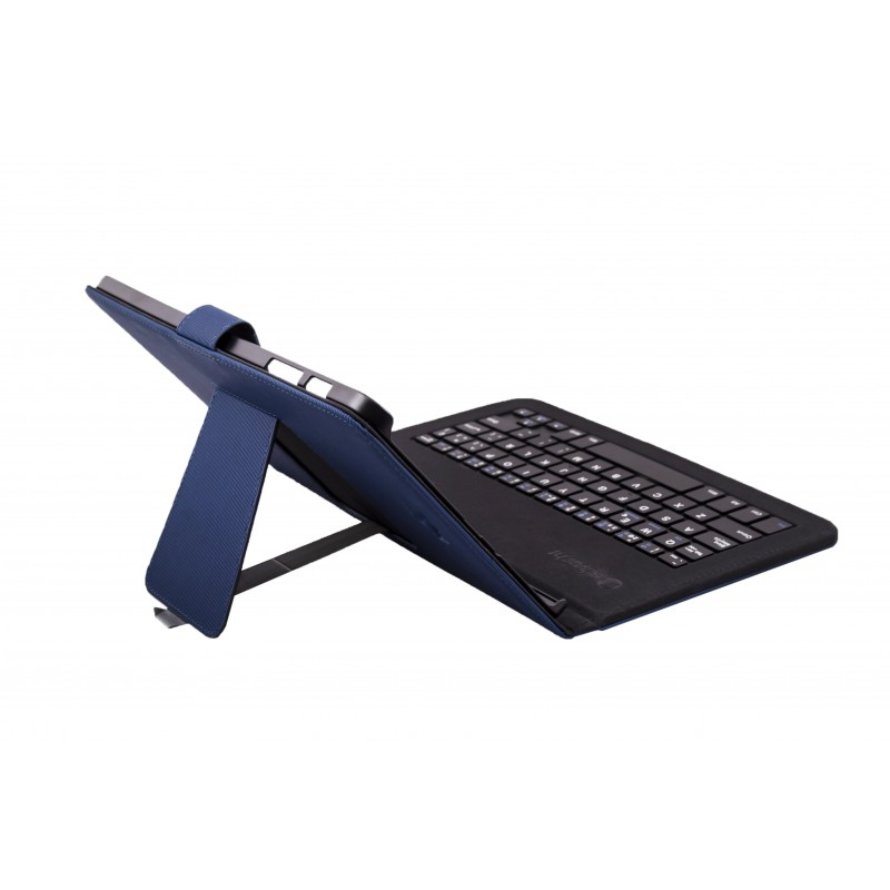Funda con teclado Bluetooth para Samsung Galaxy Tab A de 10.1" - Silver HT 111936940199, azul
