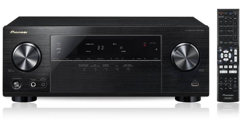 PIONEER PIONEER Receptor AV - Pioneer VSX-531-B, 5.1 canales, HDMI, USB, Audio Surround 3D, Negro