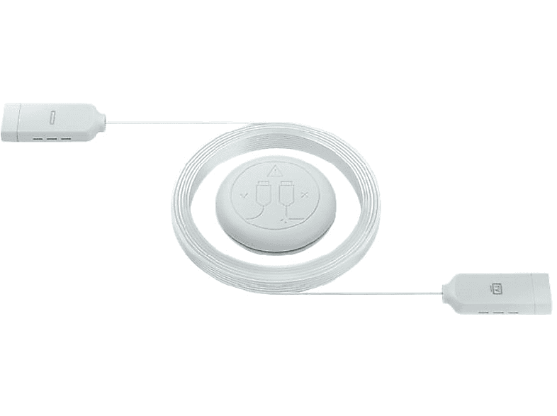 Cable adaptador de vídeo - Samsung VG-SOCM15, 15 metros, Blanco