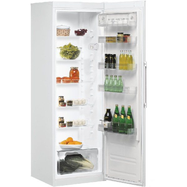 Frigorífico una puerta - Indesit SI8 1Q WD, 187 cm, 369 L, A+, Blanco