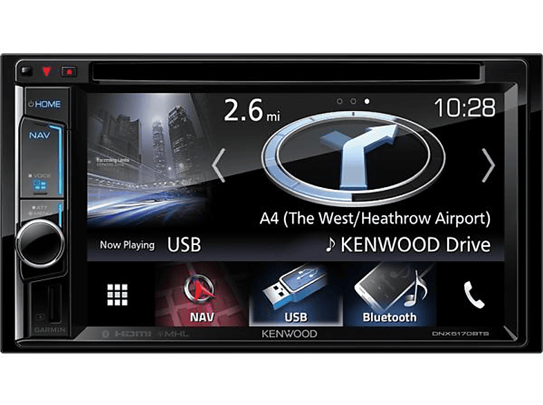 Autorradio | Kenwood Electronics Dnx5170BtsFijo 6.2" Led Pantalla Táctil 2100G Negro