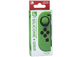 Funda + grips - FR-TEC FT1015, Para Nintendo Switch, Con grip izquierdo, Verde