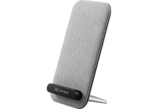 XLAYER Wireless Charger Desktop Induktive Ladestation, 230 Volt, Grau