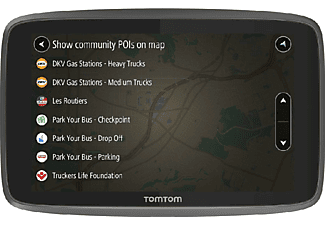 GPS - TomTom GO Professional 6200, 6", Vehículos grandes, Europa, Bluetooth