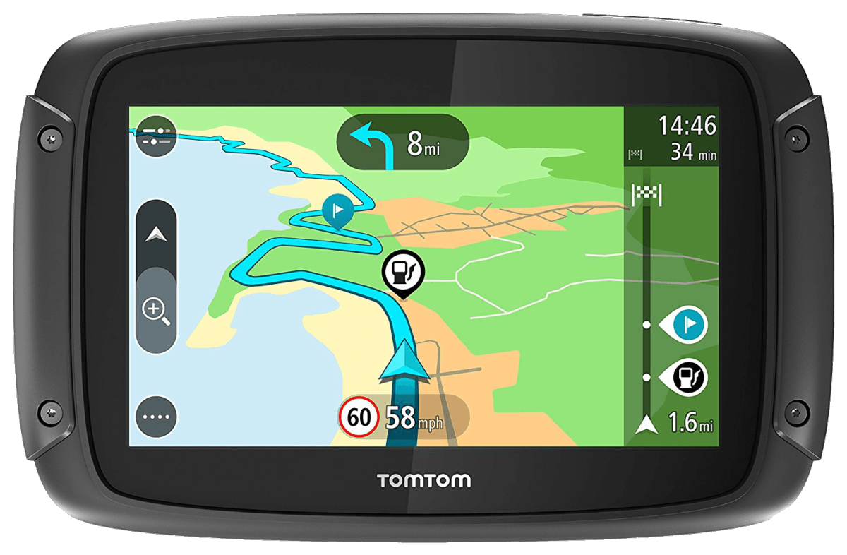 GPS moto - TomTom RIDER 42, 4.3", Europa, 6 horas, Bluetooth, Negro