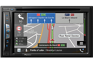 PIONEER AVIC-Z610BT - Autoradio (2 DIN (Doppel-DIN), Schwarz)