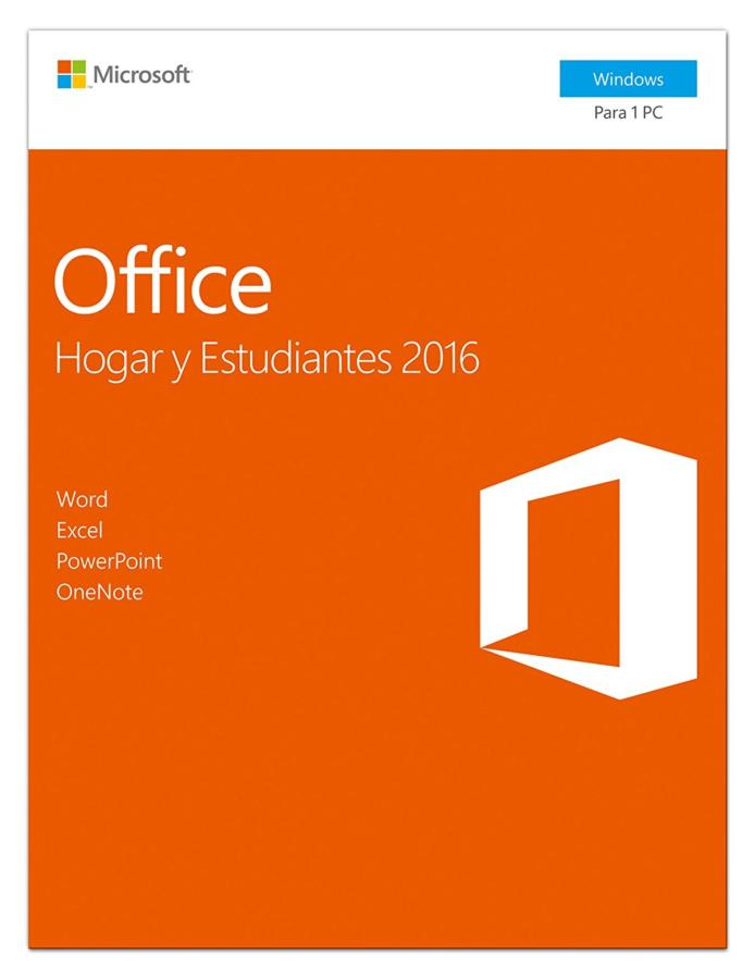Office Hogar y Estudiantes 2016 - Microsoft - 1 Licencia