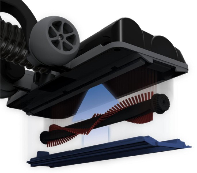 Aspirador escoba - Rowenta RH9051WO AIR FORCE 360, Tecnología Ciclónica, Sin cable