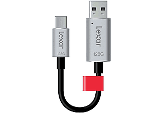 Cable USB - Lexar JumpDrive C20c 128GB 128GB USB 3.0 (3.1 Gen 1), Conector USB Tipo A, Conector de