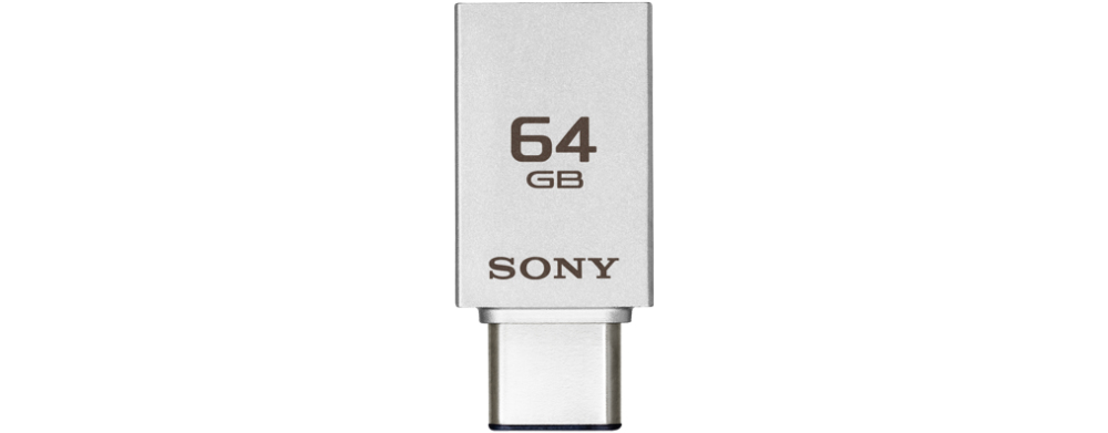 Pendrive 16GB - Sony USM16CA1, USB 3.0, Micro-USB, Plateado