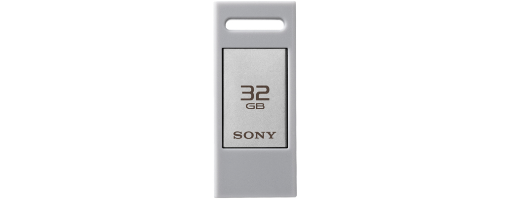 Pendrive 16GB - Sony USM16CA1, USB 3.0, Micro-USB, Plateado