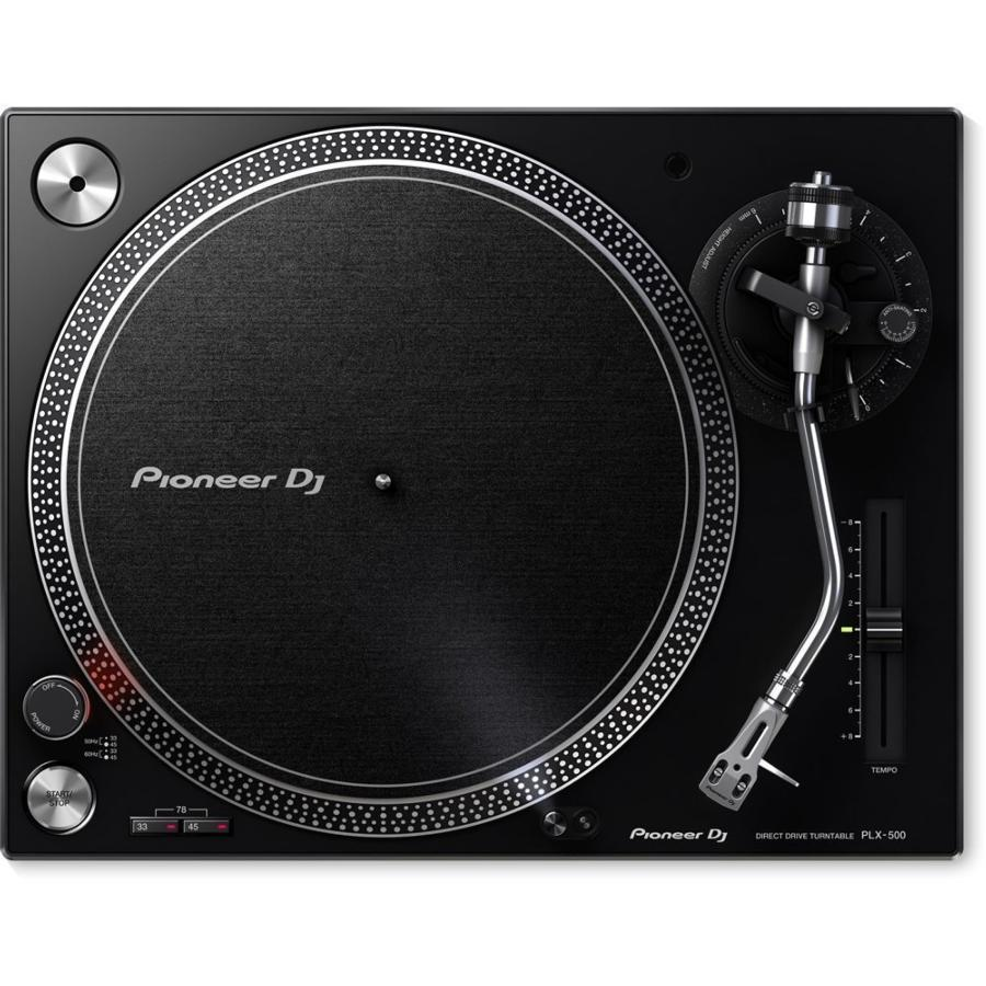 Tocadiscos - Pioneer DJ PLX-500, USB, RCA, Negro