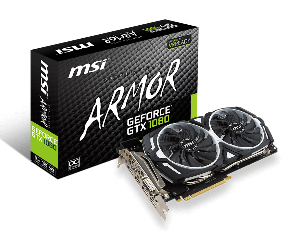 Tarjeta Gráfica - MSI V336-004R GeForce GTX 1080 8GB GDDR5X 