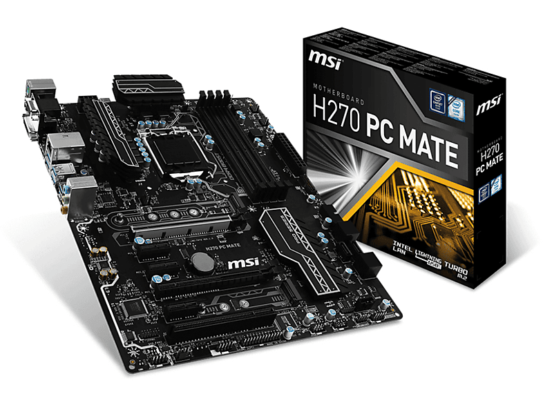 MSI H270 PC MATE Intel H270 LGA1151 ATX