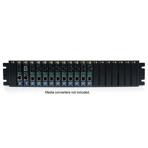 Conversor de Medios - StarTech.com ETCHS2U Chasis para Conversor de Medios 2U – Serie ET 2