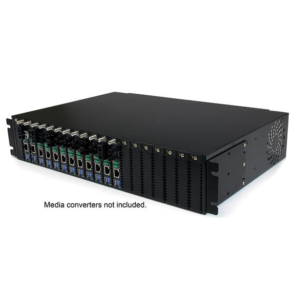 Conversor de Medios - StarTech.com ETCHS2U Chasis para Conversor de Medios 2U – Serie ET 2