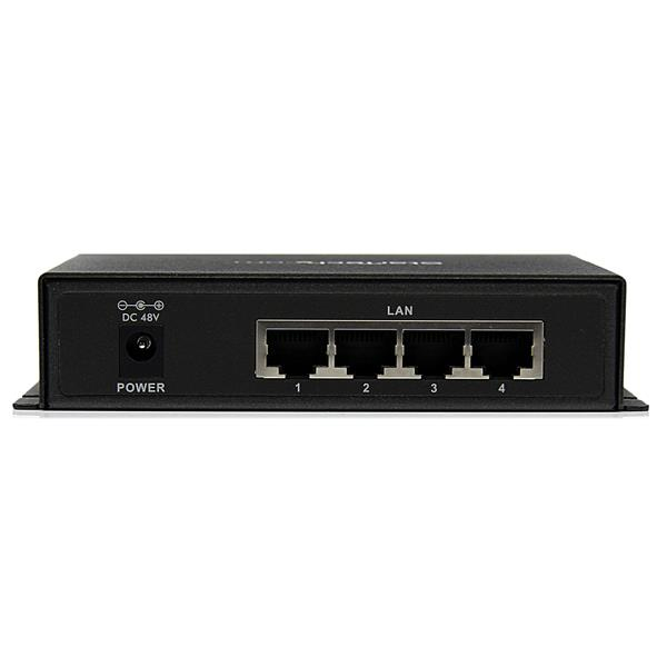 Switch Ethernet - StarTech.com IES51000POE Switch Conmutador de Red 5 Puertos RJ45 Gigabit con PoE