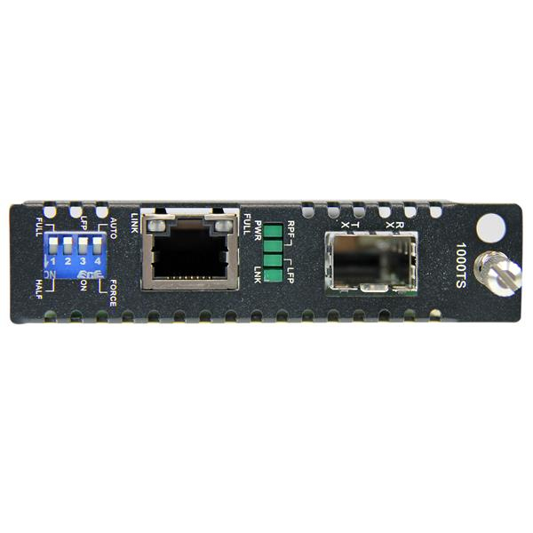 Conversor de Medios - StarTech.com ET91000SFP2C Conversor Medios Gigabit RJ45 UTP a SFP para ETCHS2U